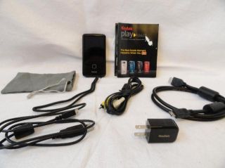 Kodak PlayTouch Zi10 Video Camera 3” LCD Screen Black