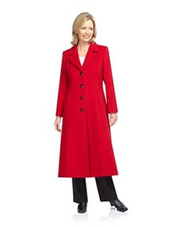 Jacques Vert Long red coat Red   