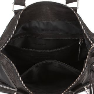 Neil Barrett New Kravitz Bag Mod BB010 9700 Buffalo Leather Bag Black
