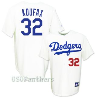 Sandy Koufax Los Angeles Dodgers Cooperstown Home Jersey Mens Sz M
