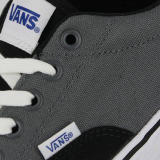 Vans Kress Canvas Black Charcoal Skate Mens US Size 8 UK 7