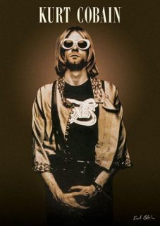 Brand New Kurt Cobain Sunglasses Rock 1950s Glasses
