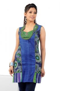 Designer Tunic Beautiful Indian Pakistan Kurti Saree Sari