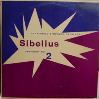 Koussevitzky Centennial Sibelius Symphony No 2 LP VG Cal 108 Vinyl