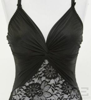 La Perla Black Lace Lingerie Body Suit Size US 38 XL New