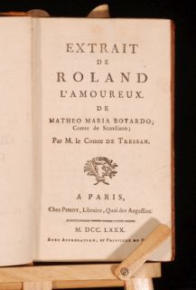 1780 Extrait de Roland LAmoureux Comte de Tressan