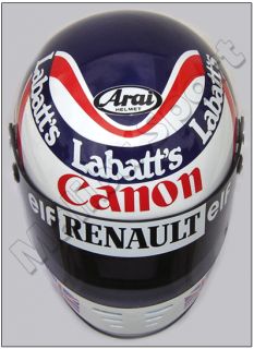 Nigel Mansell 1992 F1 Champion Replica Helmet Scale 1 1