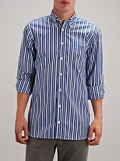 Gant Long sleeve classic fit blue vari stripe shirt Blue   