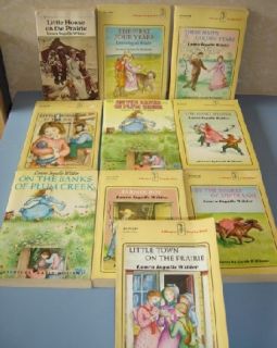 Laura Ingalls Wilder Lot 10 Books Little House Prairie