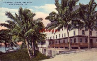 The Holland House on Lake Worth West Palm Beach FL