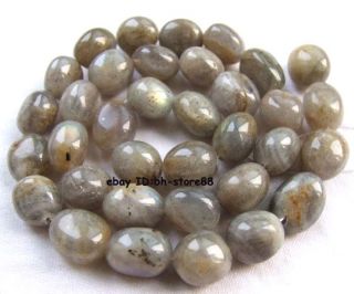 10 12mm Natural Labradorite Freeform Loose Beads 15