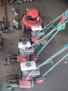 Large Lot of Landscaping Equipment Blowers Saws Edger