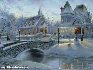 Free!Original HD Print oil painting on canvas art deco : Christmas Eve