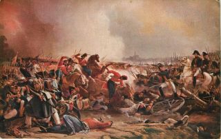 Artist Langlois Napoleonic Wars Battle of Polotsk Vintage Postcard