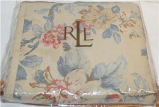 Ralph Lauren Lake House Floral Twin Duvet Cover New 1st Quality