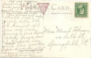 Jones Lampson Machine Shop Springfield VT Postcard 1910