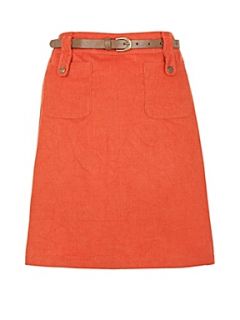 Yumi Cord skirt Orange   