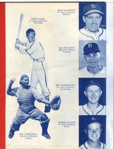 3011 1949 Baseball All Star Game Program at Ebbets Field Brooklyn
