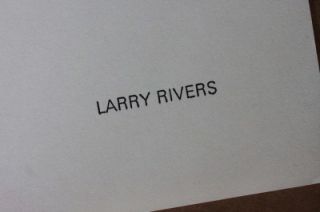 Larry RIVERS Pop Art SIGNED/N Silkscreen Homage to Vladimir Ilyich