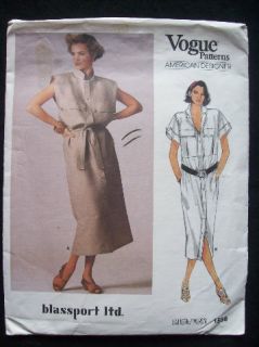 1985 Vogue Designer Pattern 1556 Blassport Ltd 8