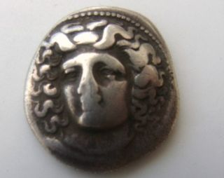 Ancient Silver Greek Coin Larissa 350 RARE