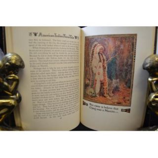 COLOR PRINTS American Indian Fairy Tales 1935 JOHN RAE ART LARNED BOOK