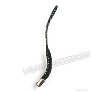 Shipping Black Braided Cell Phone Straps Lanyards 7cm Wholesale 130286