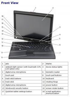 Dell Latitude XT Tablet U7700 1 33GHz 2BATT Dock