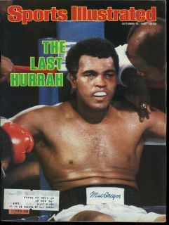 Sports Illustrated Muhammad Ali V Larry Holmes Ali on Cover
