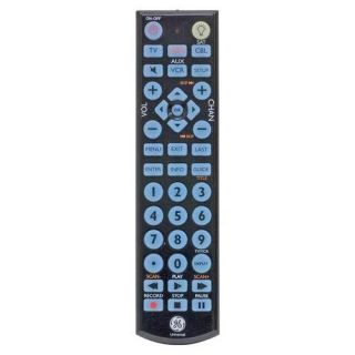 24116 LED Backlit 4 Device Big Button Universal Remote Control