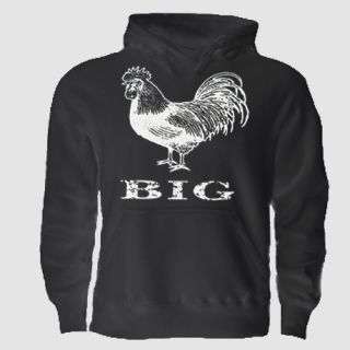 Big Rooster Hoodie Cock Funny Cool Humor Offensive