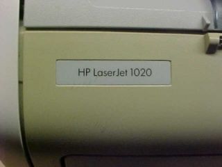 HP LaserJet 1020 Laser Printer with Toner and Cables