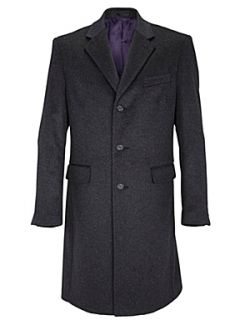 Paul Costelloe Potter Single Breasted Coat Charcoal   