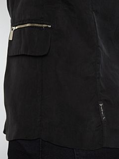 Armani Jeans Silk drape blazer jacket Black   House of Fraser