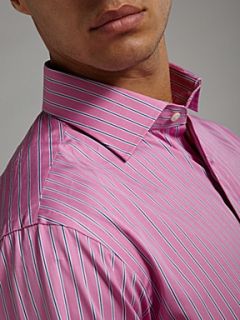 Polo Ralph Lauren Long sleeved Regent striped shirt Pink   House of