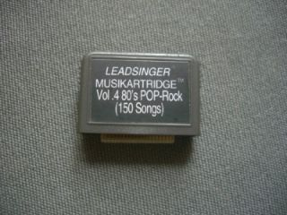 Leadsinger Karaoke Lead Singer Musikartridge Vol 4 80s Pop Rock 150
