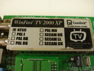 Leadtek Winfast TV2000 XP W1200424 NTSC TV Tuner Card