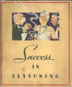 Success in Seasoning Lea Perrins Sauce Antique Vtg 1935 Recipe Booklet