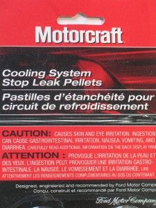 Motorcraft Stop Leak Radiator Pellets