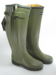 Le Chameau Womens Chasseur Rubber Boot Green EUR 38 US Size 7