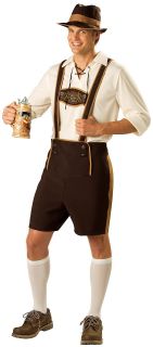 Bavarian Guy German Lederhosen Beer Oktoberfest Costume M LXL Plus