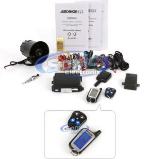 Autopage C3 RS665 2W 2 Way LCD Car Alarm Remote Start