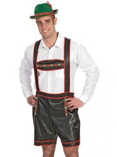 German Bavarian Lederhosen Shorts Halloween Costume