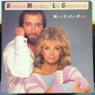 BARBARA MANDRELL & LEE GREENWOOD meant for each other 12 Promo Poster