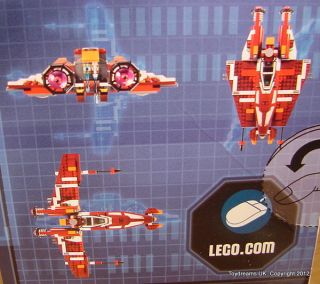Lego Star Wars Old Republic Striker Class Starfighter Set 9497 Space