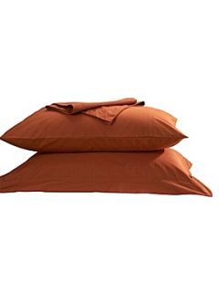 Christy Supreme bed linen in burnt orange   