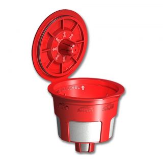New Red Solofill Cup Refillable Coffee Filter Kcup for Keurig Brewers