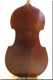 French Guild Vintage Carved Flatback Lefty Double Bass