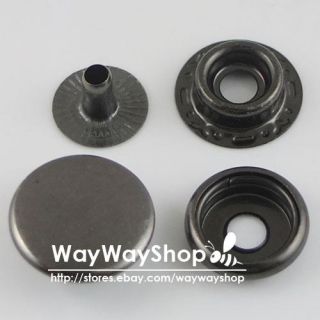 Leather Craft Rapid Rivet Button Metal Snaps Fasteners 15mm 5 8 25 50