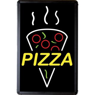 Pizza Ultra Bright Neon LED Merchandising Sign, Lit Merchandiser